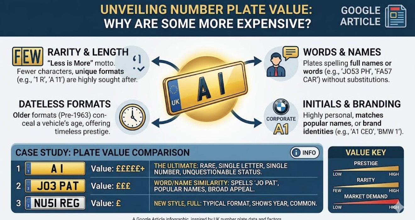 Why Are Certain Number Plates more valuable?