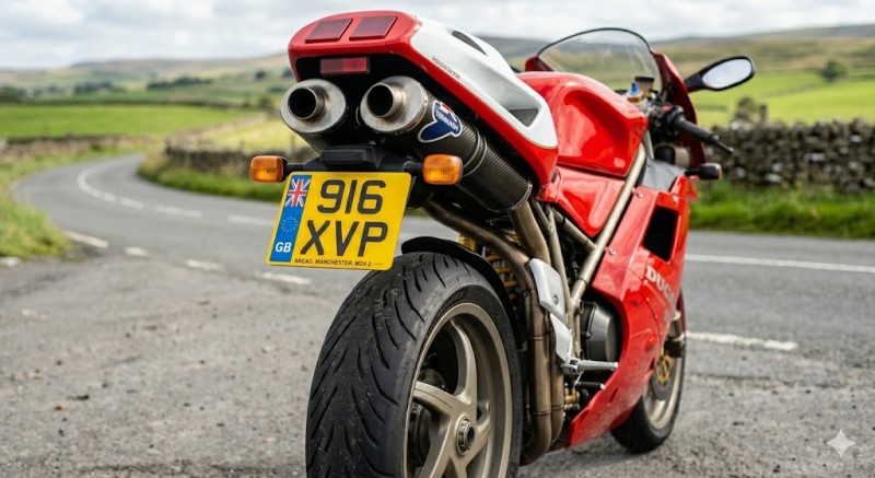 Ducati number plates for sale