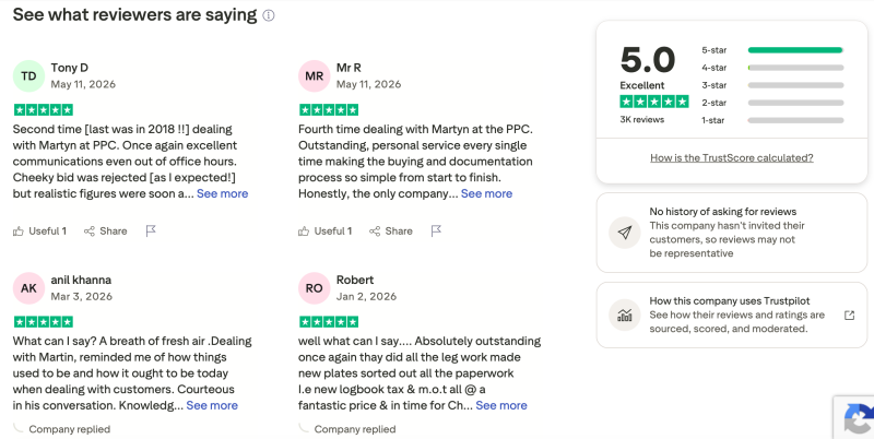 Thousands of 5 star reviews for The Private Plate Company.