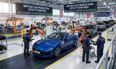 British Car Production Hits 17-Year High